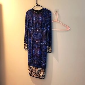 Maggy London stretchy dress, beautiful pattern!